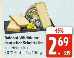 Marktkauf Baldauf wildblume deutscher schnittkäse Angebot