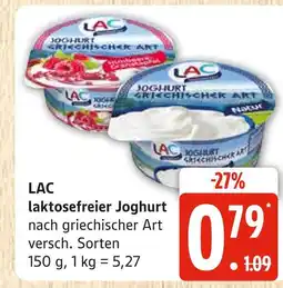 Marktkauf Lac laktosefreier joghurt nach griechischer art Angebot