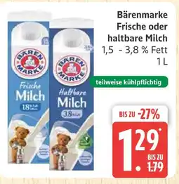 Marktkauf Bärenmarke frische milch Angebot