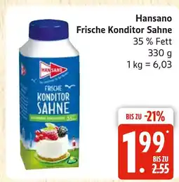 Marktkauf Hansano frische konditor sahne Angebot