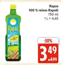 Marktkauf Rapso 100 % reines rapsöl Angebot