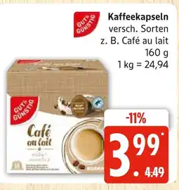 Marktkauf Gute gusto kaffeekapseln Angebot