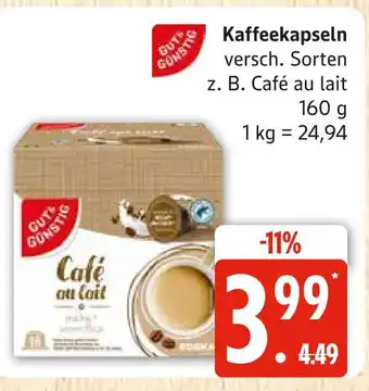 Marktkauf Gute gusto kaffeekapseln Angebot
