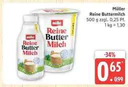 Marktkauf Müller reine buttermilch Angebot
