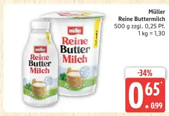 Marktkauf Müller reine buttermilch Angebot