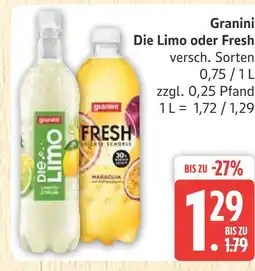 Marktkauf Granini die limo Angebot