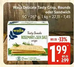 Marktkauf Wasa delicate tasty crisp Angebot