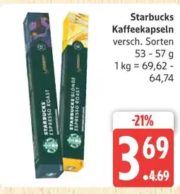 Marktkauf Starbucks kaffeekapseln Angebot