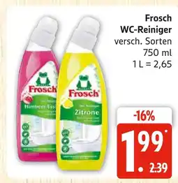 Marktkauf Frosch wc-reiniger himbeer-essig Angebot