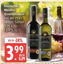 Marktkauf Deutsches weintor qualitätswein dornfelder Angebot