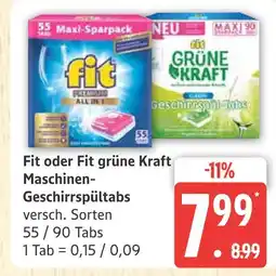 Marktkauf Fit fit premium all in 1 maschinen-geschirrspültabs Angebot