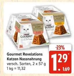 Marktkauf Gourmet revelations katzen nassnahrung Angebot