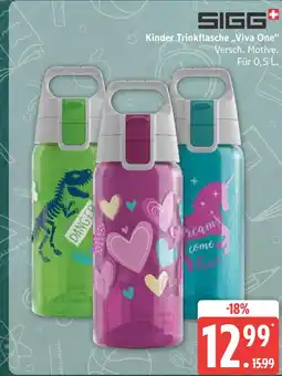 Marktkauf Sigg kinder trinkflasche 'viva one' dinosaurier Angebot