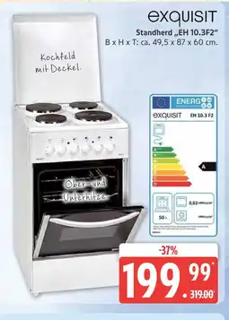 Marktkauf Exquisit standherd eh 10.3f2 Angebot