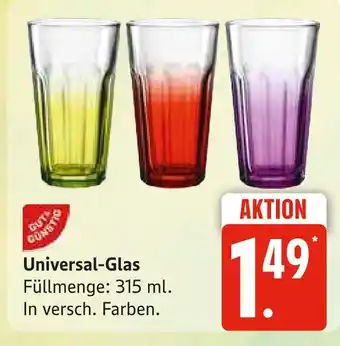 Marktkauf Gut & günstig universal-glas Angebot