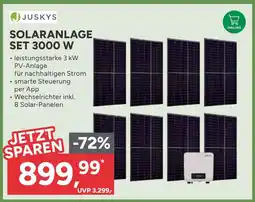 Marktkauf Juskys solaranlage set 3000 w Angebot