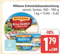 Marktkauf Milkana schmelzkäsezubereitung käse vielfalt Angebot