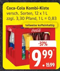 Edeka Coca-cola kombi-kiste Angebot