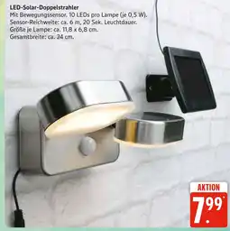 Marktkauf Led-solar-doppelstrahler Angebot