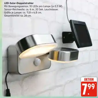 Marktkauf Led-solar-doppelstrahler Angebot