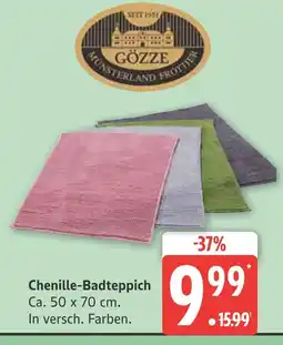 Marktkauf Gözze chenille-badteppich Angebot