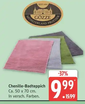 Marktkauf Gözze chenille-badteppich Angebot