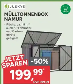 Marktkauf Juskys mülltonnenbox namur Angebot