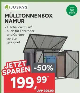 Marktkauf Juskys mülltonnenbox namur Angebot