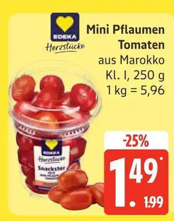 Edeka Edeka mini pflaumen tomaten Angebot
