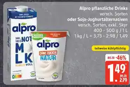 Edeka Alpro pflanzliche drinks Angebot
