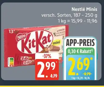Edeka Nestlé minis Angebot