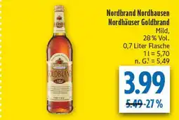 diska Nordbrand nordhausen nordhäuser goldbrand Angebot