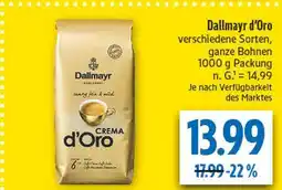 diska Dallmayr dallmayr d'oro crema Angebot