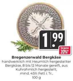 Hieber's Frische Center Bregenzerwald Bergkäse Angebot