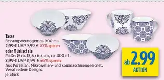 diska Tasse oder müslischale Angebot