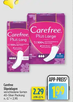 diska Carefree slipenlagen plus long Angebot