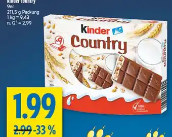 diska Kinder kinder country Angebot