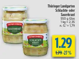 diska Thüringer landgarten schlachte- oder sauerkraut Angebot