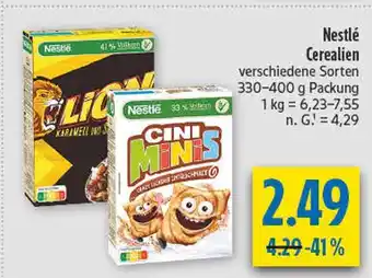 diska Nestlé lion cerealien Angebot