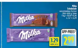 diska Milka schokolade noisette Angebot
