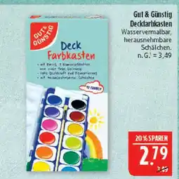 Marktkauf Gut & günstig deckfarbkasten Angebot