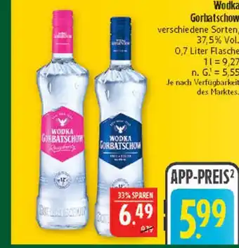 Marktkauf Wodka gorbatschow raspberry Angebot