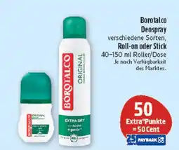 Marktkauf Borotalco deospray roll-on Angebot