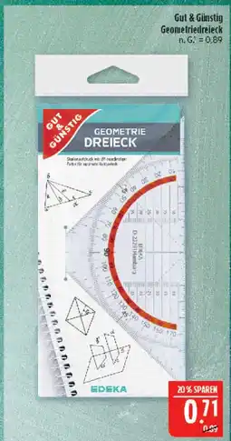 Marktkauf Gut & günstig geometriedreieck Angebot