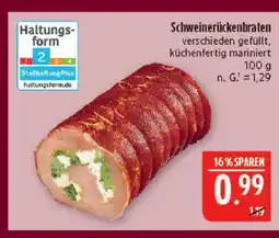 Marktkauf Schweinerückenbraten Angebot