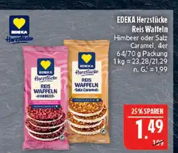 Marktkauf Edeka herzstücke reis waffeln himbeer Angebot