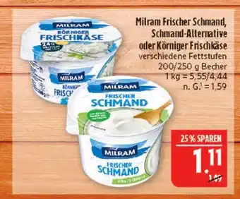 Marktkauf Milram frischer schmand Angebot