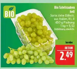 Marktkauf Bio tafeltrauben hell Angebot