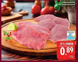Marktkauf Schweinerückensteaks Angebot