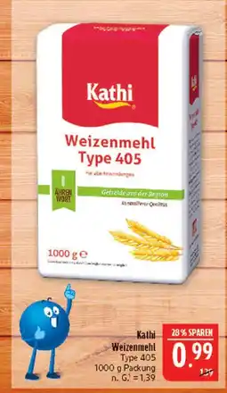 Marktkauf Kathi weizenmehl type 405 Angebot